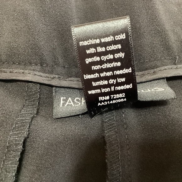 Fashion Bug Women Petite Black Plus Size Pants Size 20WP Business Casual - Picture 8 of 8